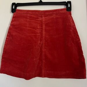 Forever 21 Burnt Orange Mini Skirt